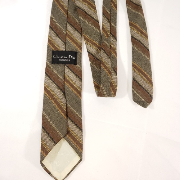 christian dior slim neck tie - Picture 2 of 5